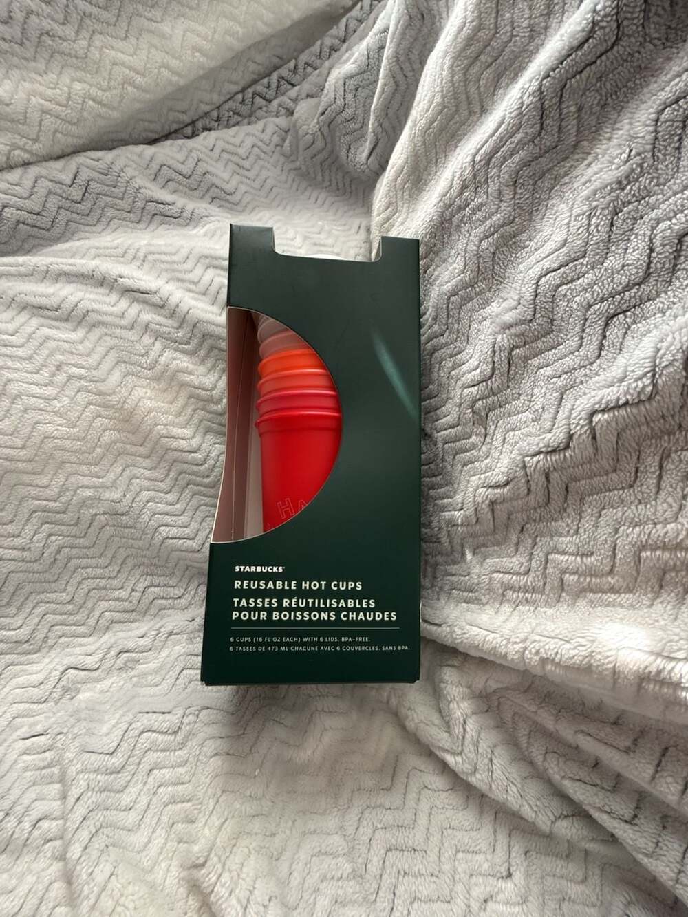 Starbucks Holiday Reusable Hot Cups 16oz Set of 6